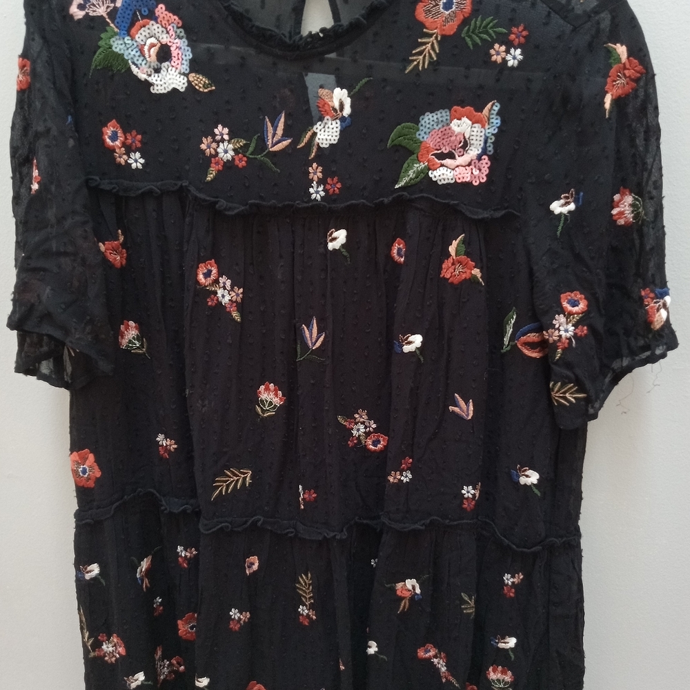 Blouse short sleeves